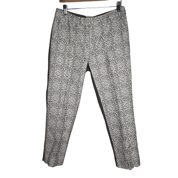Nwt Size 8 Anthropologie Elevenses Lace Front Crop Pant - Picture 8 of 16